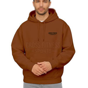 Sudadera con capucha de gran tamaño para hombre de Color personalizado Sudadera con capucha de tela suave hecha en fábrica para hombre Ropa informal duradera Sudadera con capucha de gran tamaño en línea - Product Image 1