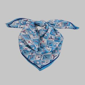 Bandana Bufandas Personalizar Logo Impreso Producto de alta calidad 100% Pañuelo de seda Bufanda cuadrada Sombreros de algodón Elegante Otro - Product Image 5