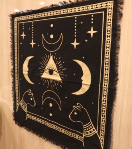 <b>Altar</b> <b>Cloth</b> Eye Triangle Moon Pentagram Table <b>Cloth</b> Witchcraft Witchery <b>Altar</b> <b>Cloth</b> Square Wonderful 24*24 Inch - Product Image 2