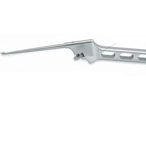 Cureta de microdiscectomía delgada con mango de bayoneta de 23 cm, eje ajustable de 10 cm, ejes intercambiables giratorios 360°, mango ligero - Product Image 1