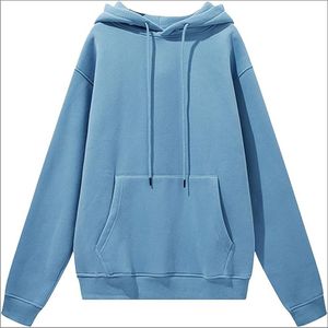 Sudaderas con capucha de algodón 100% de alta calidad para hombres personalizadas para sudaderas con hombros caídos con estampado de soplo para otoño - Product Image 5