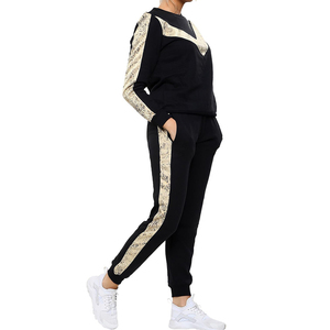 Nouveau survêtement polaire pour femme 2 pièces ensemble de vêtements de détente décontracté confortable pantalon de sport de yoga - Product Image 1