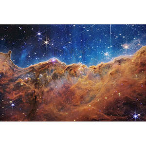 Modern Style Cosmic Cliffs <b>Poster</b> James Webb Space Telescope Made of Paper for Wall Usage - Product Image 1