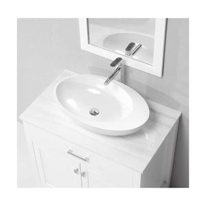 Bañera acrílica de superficie sólida con instalación independiente moderna, escurridor de lavabo de baño Rectangular, masaje de aire para bañeras de hidromasaje - Product Image 3