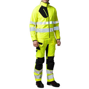 Veste Softshell Réfléchissante pour Hommes Doublée en Polaire Protection Contre le Froid Haute Visibilité Uniforme Contrôle de la Circulation Veste Softshell pour Hommes - Product Image 5