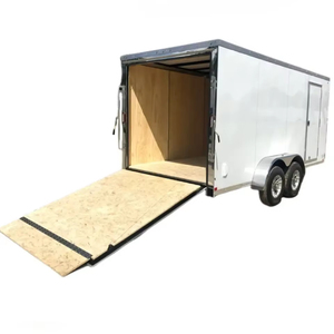 Tandem Hidráulico Heavy Duty Tandem Caja basculante Remolque Max 40T Carga útil 9590x2550x3995mm Balancín de acero caliente Placa exterior - Product Image 1