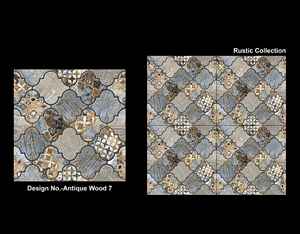 Carrelages de sol numériques de qualité supérieure 400X400mm en série marocaine satinée rustique brillante mate pour entrepôt d'appartement de chambre - Product Image 1