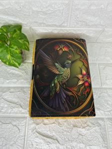 Carnet en cuir imprimé sorcière Vintage Humming Bird 200 pages carnet de croquis avec Deckle coloré Wiccan Spell Journal en couleurs - Product Image 4