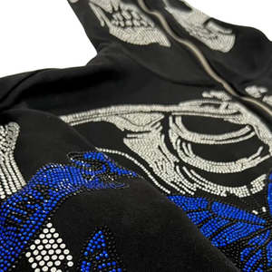 Sudadera con Capucha de Forro Polar con Cremallera Completa Personalizada al por Mayor para Hombre con Impresión Digital, Logotipo 3D en la Parte Delantera, Alta Calidad, Invierno - Product Image 4