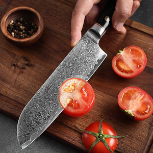 Venta al por mayor personalizado de alta calidad OEM ODM servicio Damasco japonés cuchillo de cocina Chef con mango de madera Pakka hoja de acero al carbono - Product Image 3