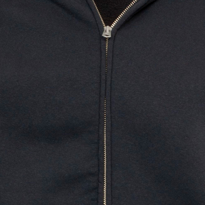 Sweat à capuche zippé pour homme, personnalisé en usine, 100% coton molletonné épais, coupe classique, couleur unie, séchage rapide - Product Image 3