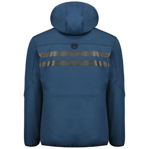 Veste Softshell Doublée en Polaire de Polyester Personnalisée Pour Hommes Fonctionnelle Extérieur & Vêtements de Travail Fermeture Éclair Confortable Veste de Coupe Moderne - Product Image 6