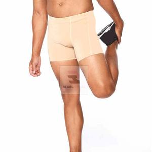 กางเกงขาสั้นเอวสูงของผู้ชายสำหรับเล่นโยคะฟิตเนสยิมระบายอากาศได้ดีพร้อมกระดุมตกแต่ง2025 - Product Image 3