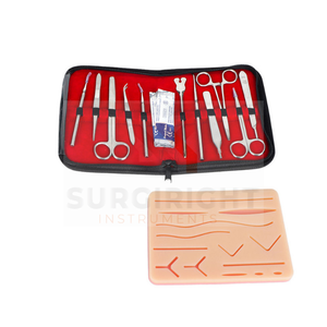 Surgical Suture Pad <b>Medical</b> Student Surgical Suturing Instrument <b>Kit</b> CE ISO Approved BY Surgiright Instruments - Product Image 1