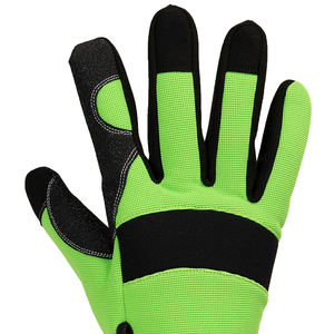 Sólido Verde Calidad Alta Visibilidad-Guantes de mecánico XL Guantes de seguridad de goma Diseño simple Mejor precio al por mayor Hecho-Argentina - Product Image 4