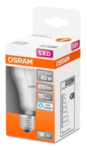 Lámpara LED estándar E27 5,5W 6500K 470Lm (Osram 304192) - Product Image 2