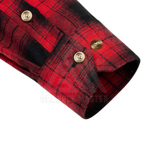 Chemises en flanelle de moto de bonne qualité fabriquées dans le meilleur matériau Chemises en flanelle de moto à quantité minimale de commande bas pour hommes - Product Image 5