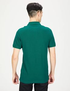 Camiseta de Golf Personalizada con Logotipo Bordado, de Algodón de Color Sólido, Ecológica, para Uniforme de Personal, Unisex, Manga Corta - Product Image 4