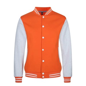 Hot Selling Plus Size Men's Winter Hooded College Baseball Varsity <b>Jacket</b> Breathable Quick Dry <b>Canvas</b> Stand Collar Full Sleeves - Product Image 6