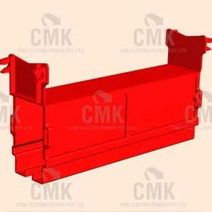 Cubierta de junta CMK PE para sistema de barra colectora DSL 4,5 m tipo de junta atornillada cubierta aislada de 440V para riel de alimentación de grúa EOT - Product Image 1