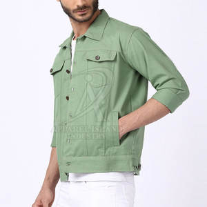 แจ็กเก็ตยีนส์แขนยาวของผู้ชายแจ็กเก็ตยีนส์สำหรับฤดูหนาวสำหรับผู้ชายผลิตจากโรงงานใหม่ - Product Image 2