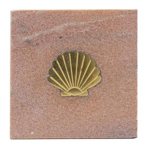 Posavasos de piedra pequeño de lujo de latón AK con acabado dorado hecho a mano personalizable diseño Premium para decoración de mesa y utensilios de cocina - Product Image 1