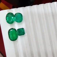 Esmeralda Natural de Zambia, Corte Ovalado, Calidad AAA, Color Verde Excelente, Piedra de Esmeralda Perfecta, 20% de Descuento, Regalo de Año Nuevo