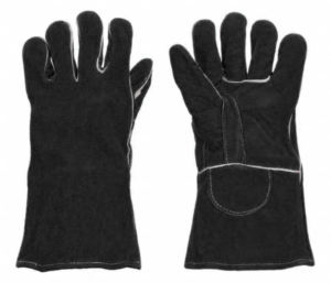 Guantes de trabajo de cuero de vaca de alta calidad Guantes de seguridad de soldadura industrial con protección de manos ignífuga para trabajar - Product Image 6