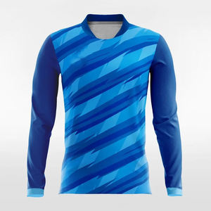 Maillot de football unisexe personnalisé sublimé, haute qualité, respirant, rétro, jersey de football 100% polyester, col en V, imperméable - Product Image 4
