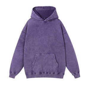 Sweat-shirts d'hiver unisexes pour hommes, personnalisables OEM, grandes tailles, style pull-over, 100% coton molletonné, logo personnalisé, vente en gros - Product Image 6