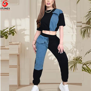 Ensemble de survêtement décontracté d'hiver pour femmes à capuche respirant et confortable de haute qualité à manches longues léger 100% coton - Product Image 4