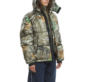 Chaqueta Casual de Primavera para Hombre, Estilo Burbuja, con Acabado de Lana, Botones al Frente, Logotipo, Impermeable, Transpirable, de Secado Rápido, 100% Poliéster - Product Image 6