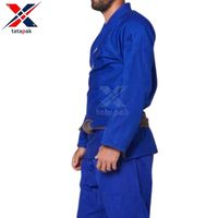 Ensembles de kimonos BJJ unisexes en polyester et coton pour adultes, arts martiaux, tissu extensible anti-rétrécissement 380g, logo imprimé numériquement sur le devant, OEM