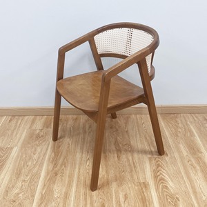 Mesa y sillas vietnamitas hechas a mano competitivas al por mayor, silla de comedor de madera con respaldo alto, embalaje personalizado - Product Image 4