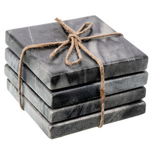 High Decorative Stylish Marble Coasters for Table Wear Coasters Mats With High Polished Stone Coasters for Table Office & Home - Product Image 5