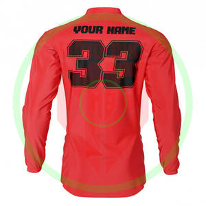 Nouveau design de maillot de motocross à manches longues respirant, impression personnalisée de maillot de motocross à prix raisonnable - Product Image 2