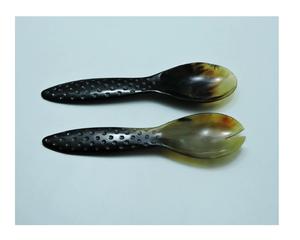 Resin <b>spoon</b> Set with Mint Resin Wood Handle Flatware Serving Kitchenware Tableware Spork <b>Salad</b> <b>Spoon</b> <b>Salad</b> Tools - Product Image 5