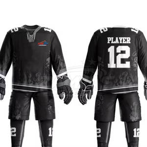 Uniforme de Hockey sobre Hielo Personalizado con Logotipo, de Secado Rápido y Transpirable, Nueva Llegada, MOQ Bajo - Product Image 3