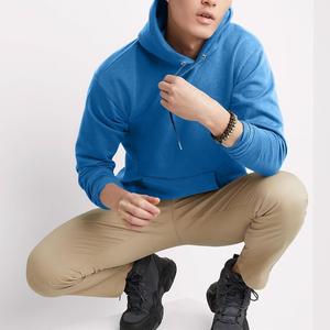 เสื้อฮู้ดดี้ผู้ชายขายดีที่สุด ผ้าฟลีซ 500 กรัม หนานุ่ม น้ำหนักเบา ผ้าฝ้าย 100% สำหรับฤดูหนาว สีพื้น ย้อมสีธรรมชาติ เป็นมิตรกับสิ่งแวดล้อม กันลม - Product Image 5