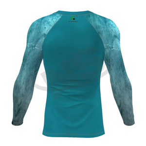 Taille personnalisée Compression confortable Fitness Rash Guard à manches longues vêtements de sport d'entraînement avec la conception de Kimono de Jiu Jitsu pour hommes - Product Image 2