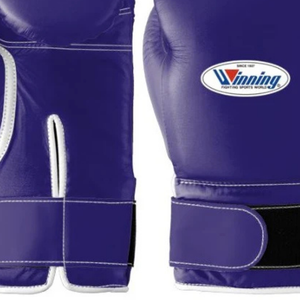 Guantes de Boxeo Profesionales de Cuero Morado con Velcro en la Muñeca, Guantes de Entrenamiento y Sparring para Hombres y Mujeres - Product Image 4