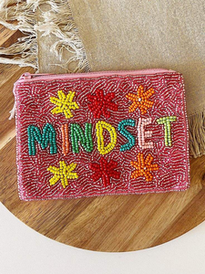 Monedero y monedero con bordado de cuentas de semillas con logotipo personalizado al por mayor, artesanía textil y de tela con abalorios de semillas - Product Image 4