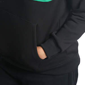 Sudaderas con capucha de algodón/poliéster para mujer, ropa informal transpirable, forrada, longitud corta, talla XS frontal, invierno, calidad superior, novedad - Product Image 3