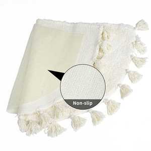 Mittal Export D shape Tassel Tufted Alfombra de baño de algodón Alfombrillas de baño de calidad premium - Product Image 3