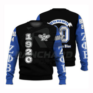 Sudadera Personalizada para Hermandad Masculina con Letras Griegas, Sudadera con Capucha para Hermandad Masculina, Ropa de Vida Griega - Product Image 3