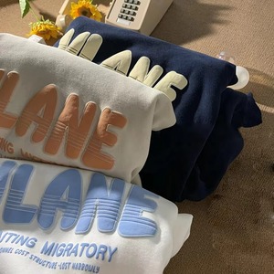 เสื้อฮู้ดโอเวอร์ไซส์ผ้าฝ้าย3D สั่งพิมพ์ลายพัฟโอเวอร์ไซส์กำหนดโลโก้ได้เองเสื้อมีฮู้ดผ้าฟลีซยูนิเซ็กส์ - Product Image 1