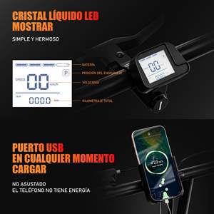 Bicicleta electrica 50กม. อิสระ45กม./ชม. P8โมเดโล - Product Image 6