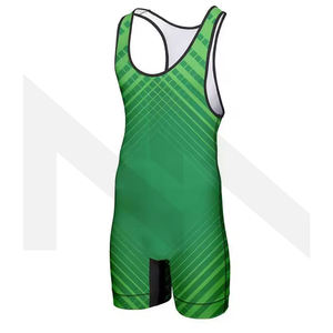 เสื้อรัดกล้ามเนื้อสำหรับนักมวยปล้ำชาย สำหรับฝึกซ้อมในยิมและยกน้ำหนัก-ระบายอากาศได้ดี คุณภาพสูง ปรับแต่งได้ - Product Image 1