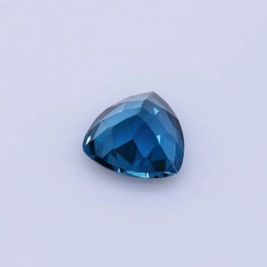 Cabujones sueltos con parte posterior plana de Topacio Azul Londres de 5mm naturales, piedras preciosas de cuarzo sin calentar de tamaño personalizado, joyería certificada IGI - Product Image 6