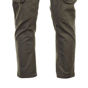 Cómodos pantalones cargo para hombre con cintura elástica, pantalones multibolsillo de estilo casual de algodón para OEM personalizado al por mayor. - Product Image 6